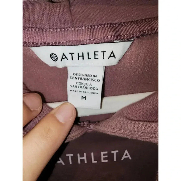 Women's Athleta Triumph Logo Hoodie M - Picture 4 of 4